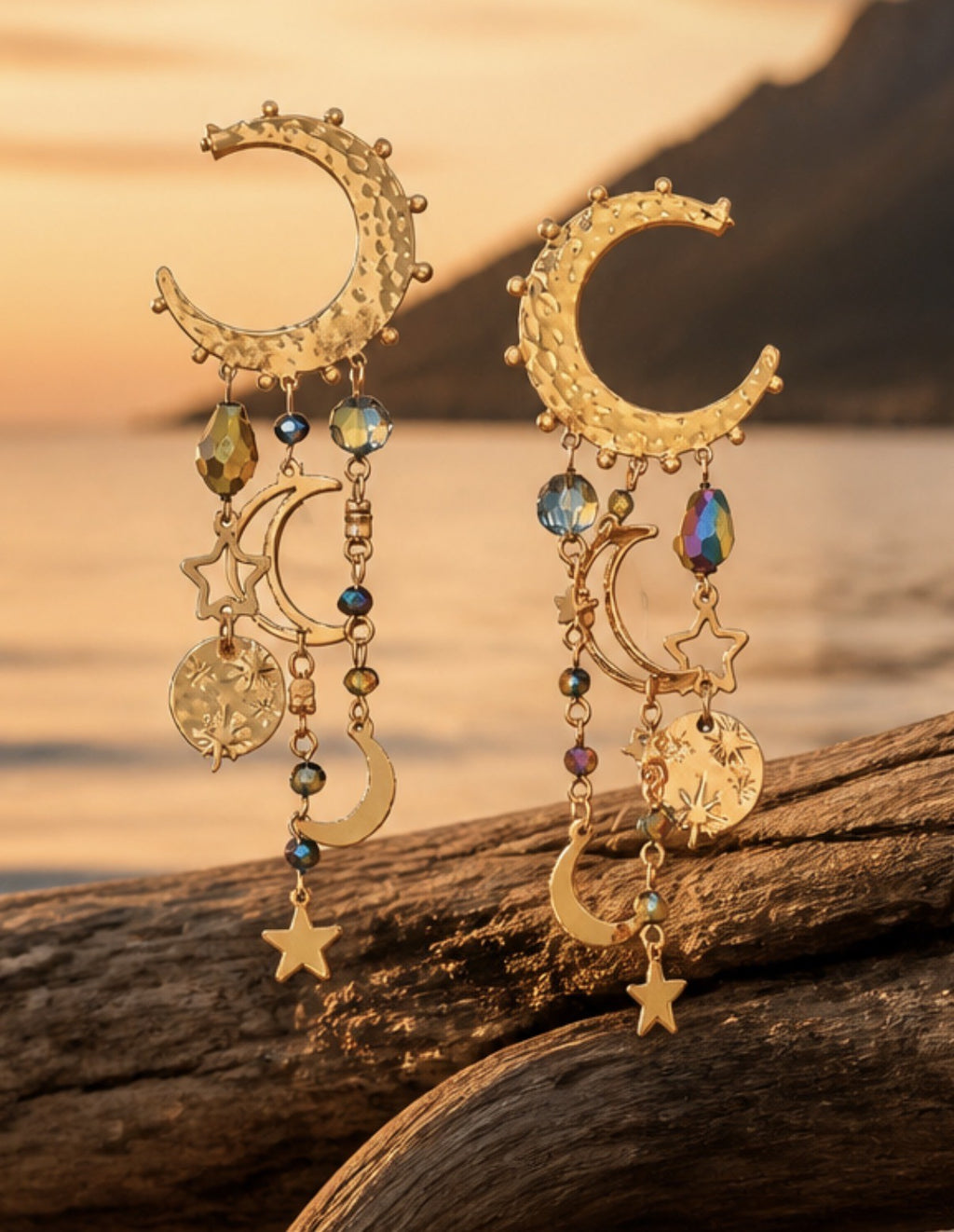 Moonlit Wanderer Celestial Earrings ✨