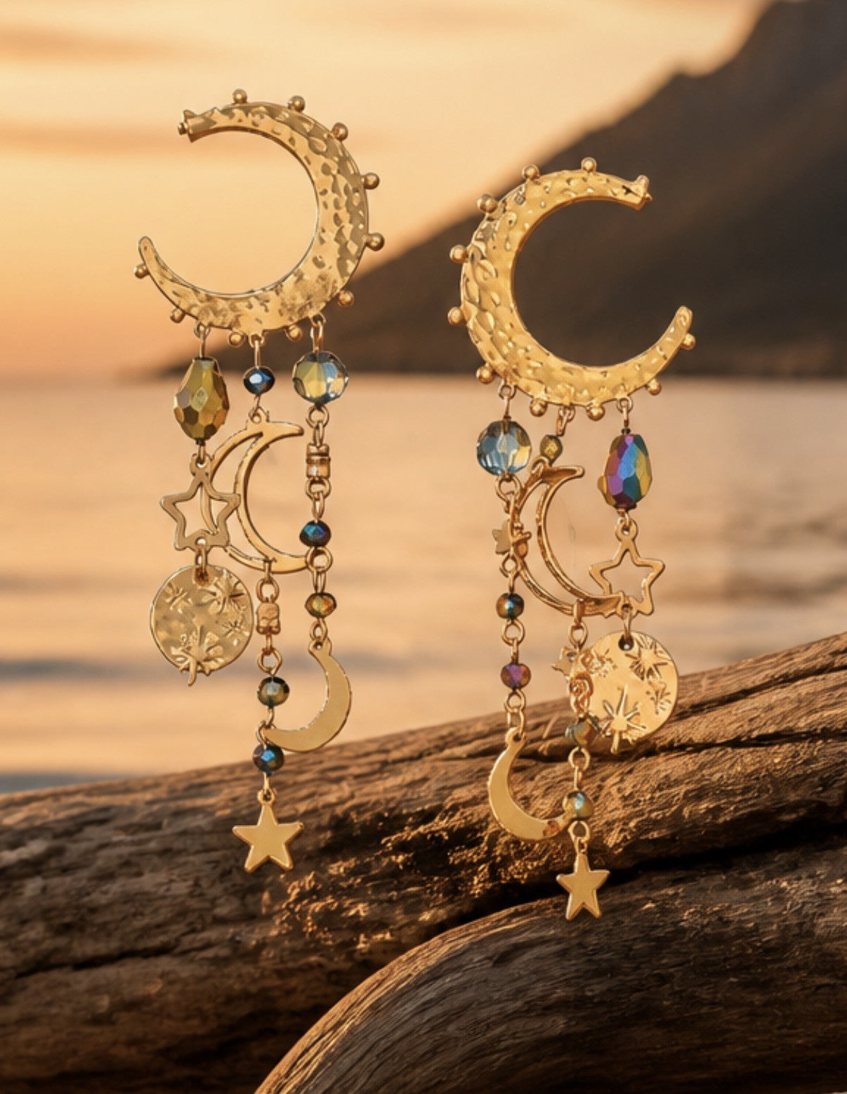 Moonlit Wanderer Celestial Earrings ✨