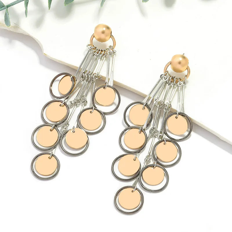 Golden Echo Statement Earrings ✨