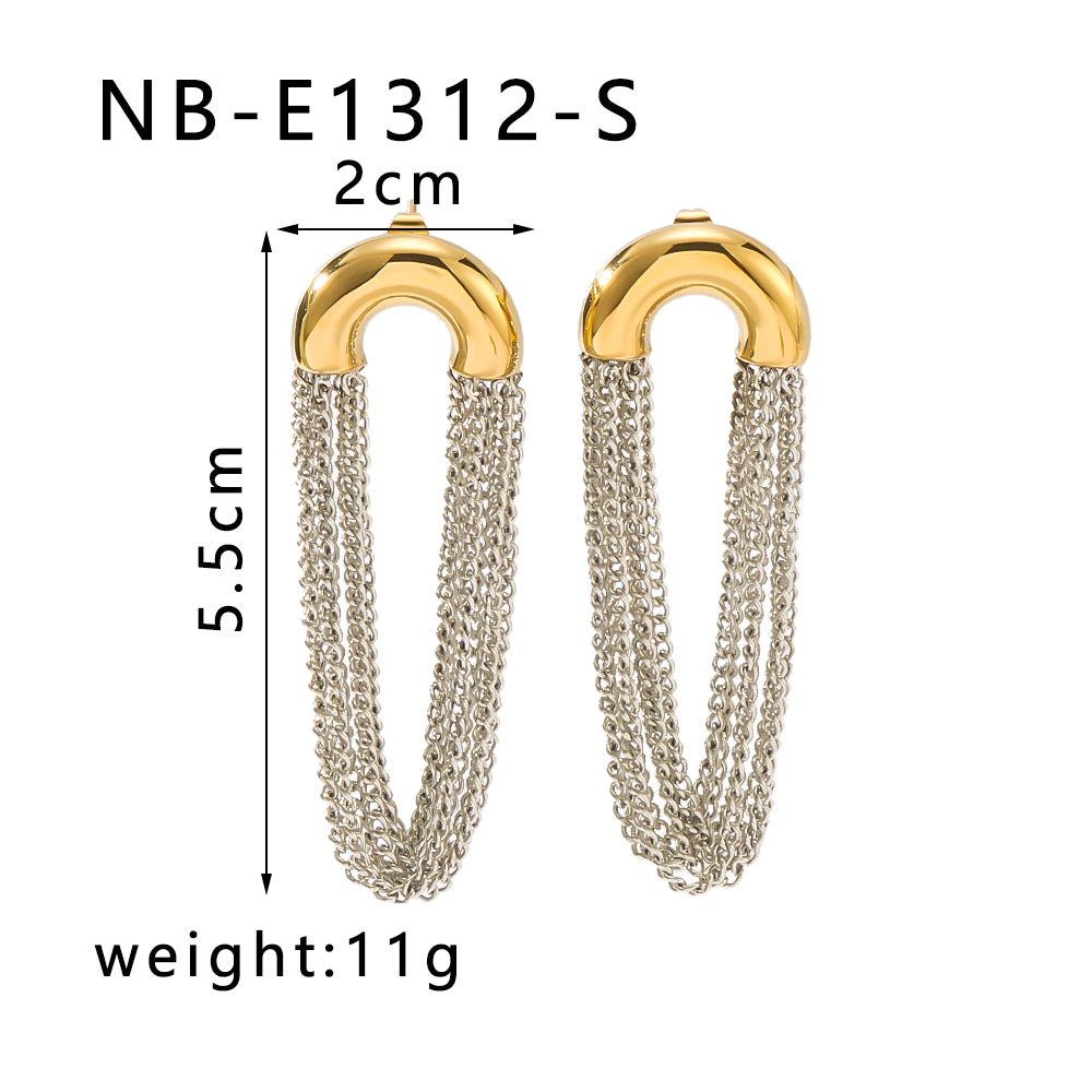 Moonchain Cascade Earrings