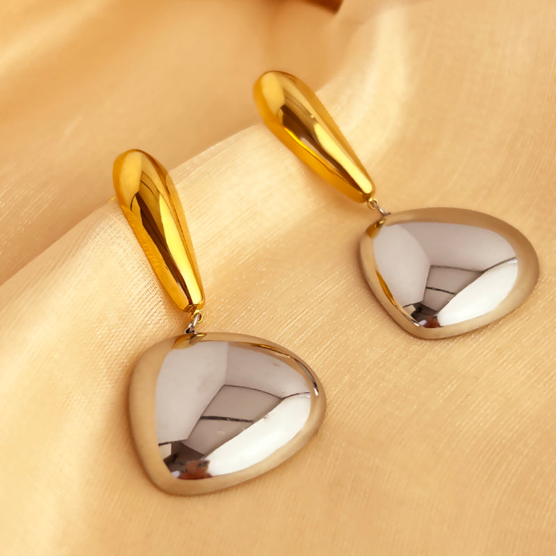 Celestial Mirror Drop Earrings