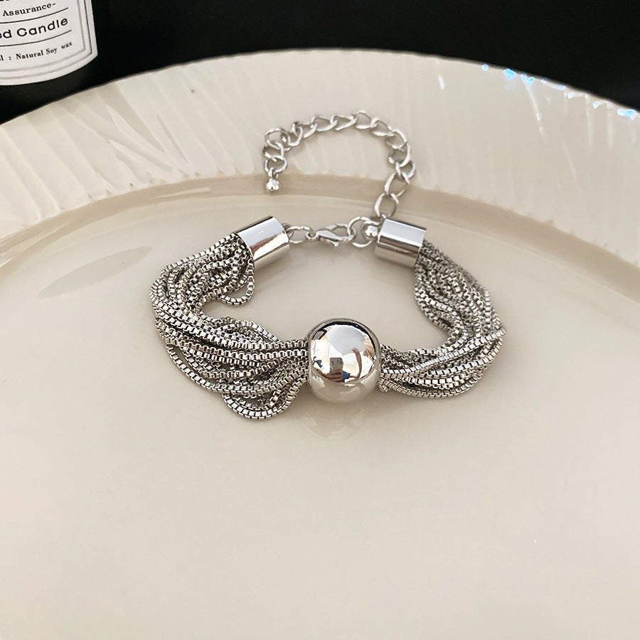 Celestial Sphere Multi-Strand Bracelet