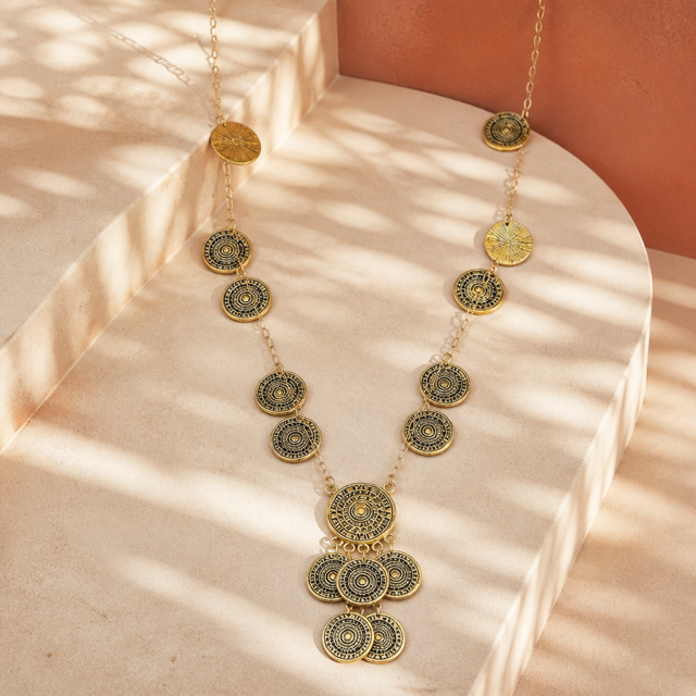 Nomad Coin Statement Necklace ✨