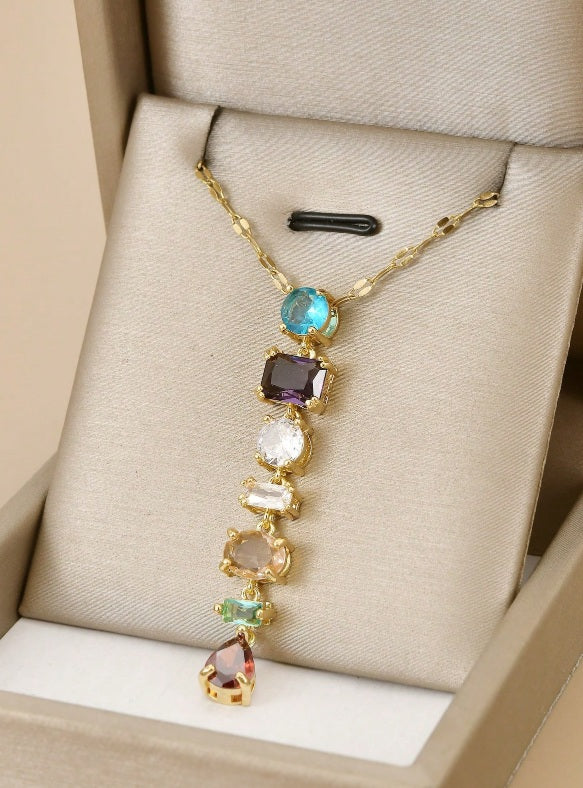 Aurora Luxe Cubic Zirconia Necklace ✨