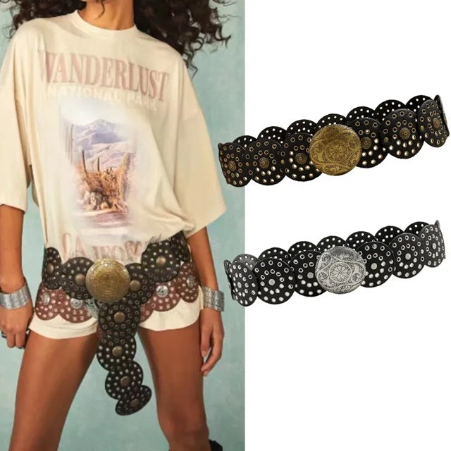 Boho Wanderer Concho Belt