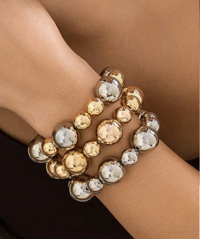 Bubble Luxe Elastic Bracelet Set