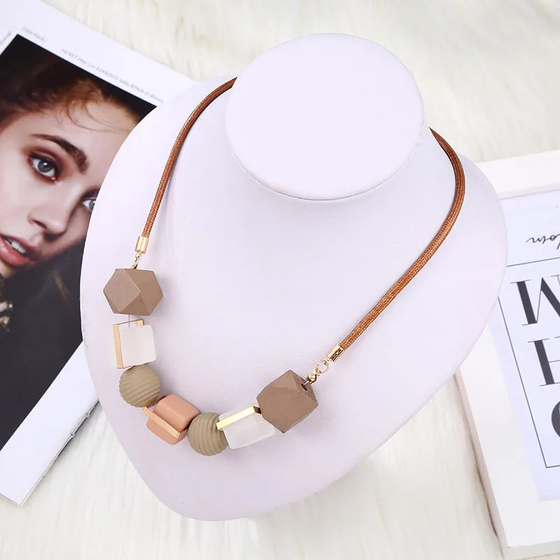 Desert Harmony Geometric Necklace ✨