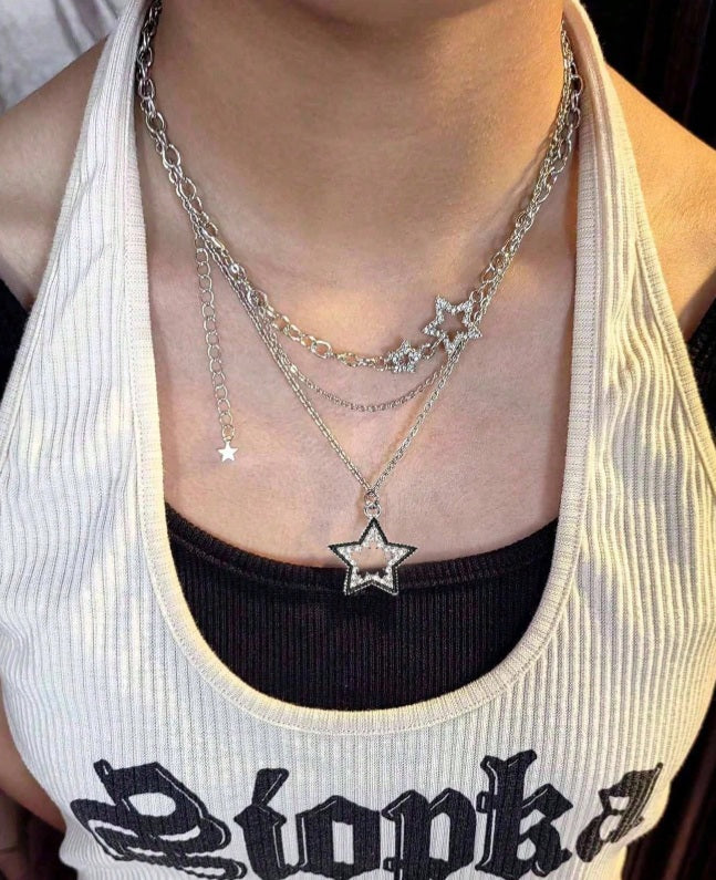 Celestial Layers Star Necklace