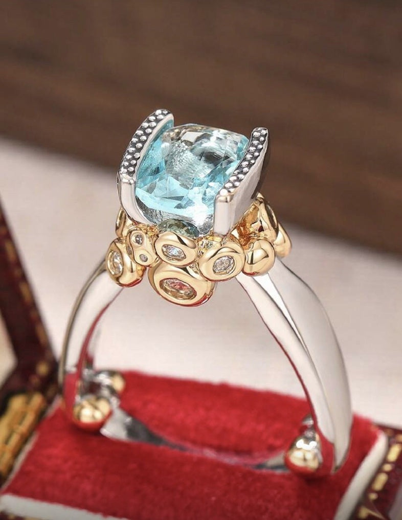 Celestial Opulence Austrian Crystal Ring