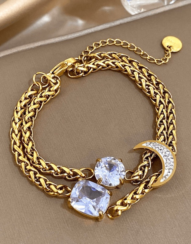 Celestial Orbit Chain Bracelet