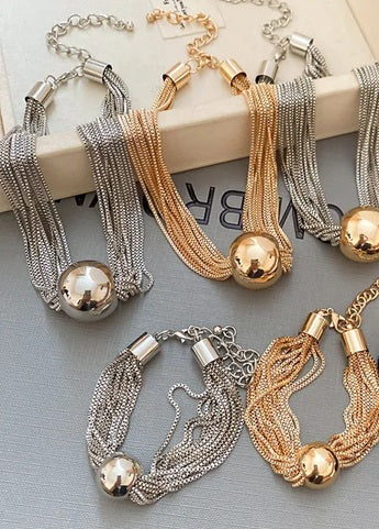Celestial Sphere Multi-Strand Bracelet