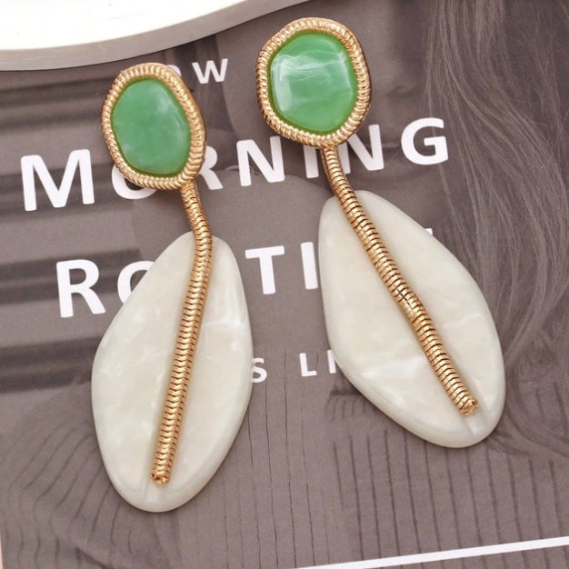 Desert Moonstone Drop Earrings