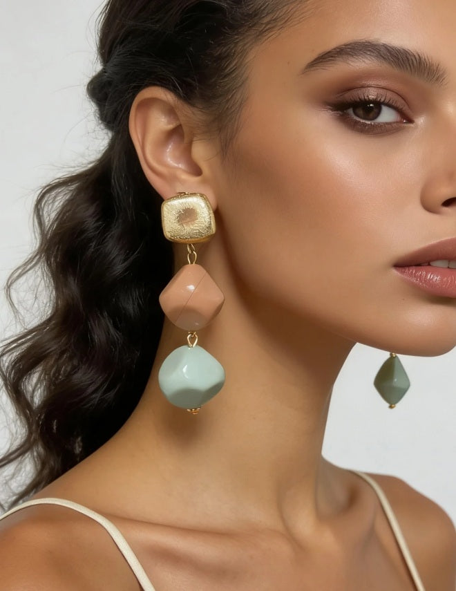 Desert Sorbet Statement Earrings ✨