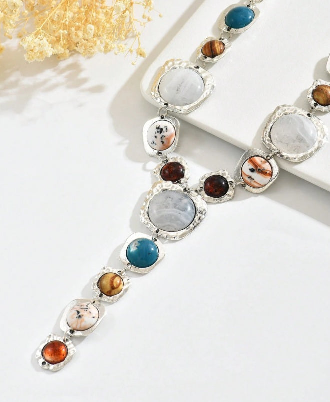 Oracle of the Elements Necklace - Silver