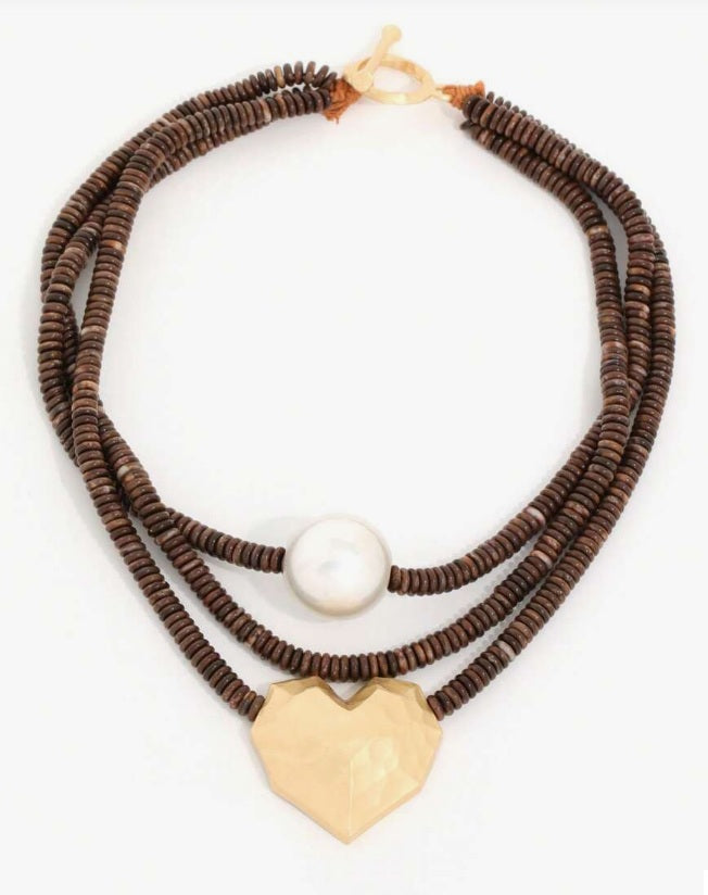 Earthbound Heart Boho Necklace ✨