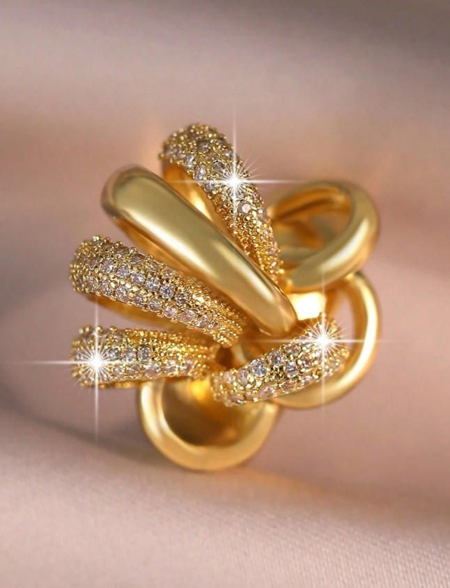 Eclipse Duality – Gilded Constellation Ring