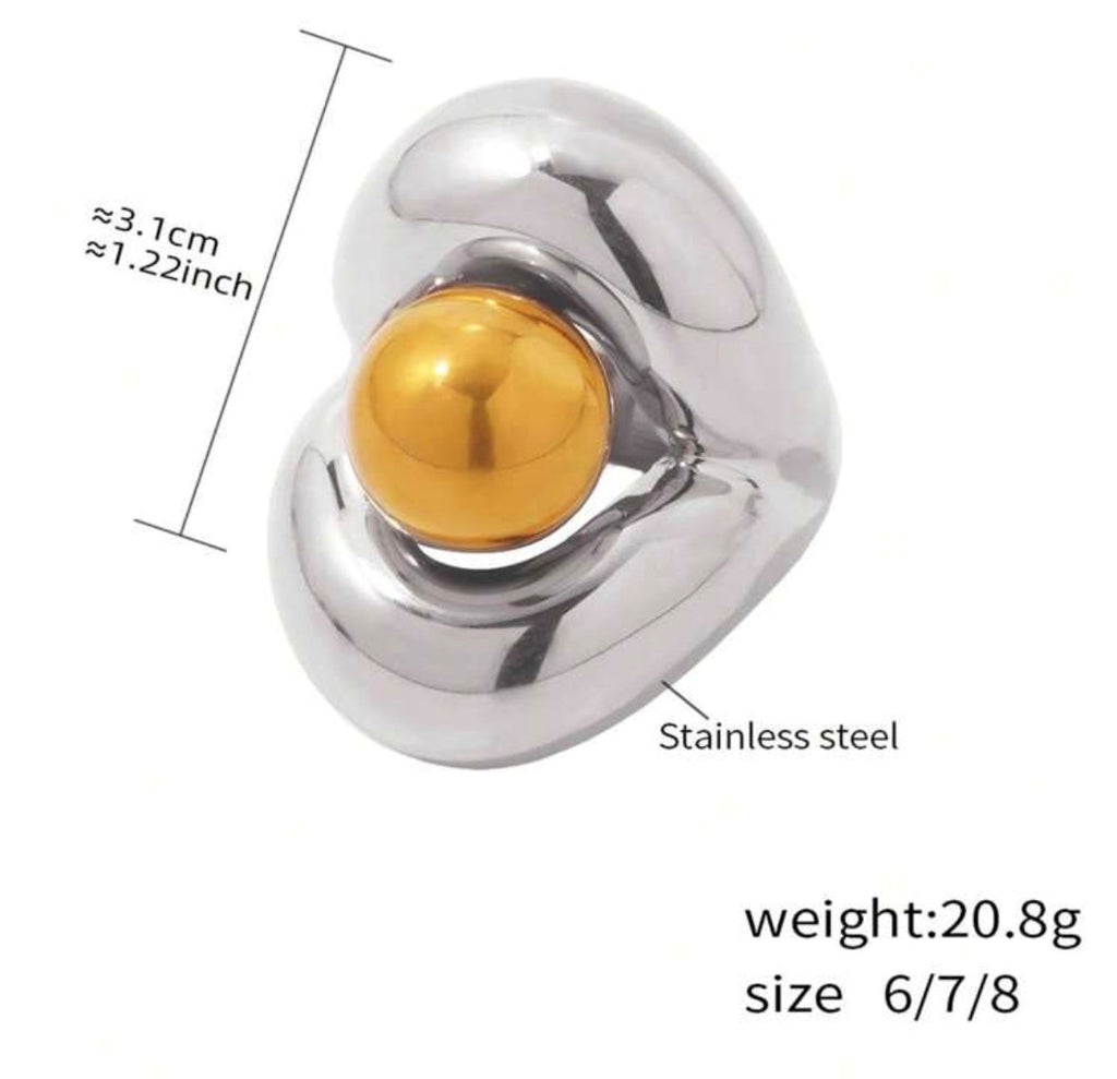 Embrace of Sol & Luna Rings
