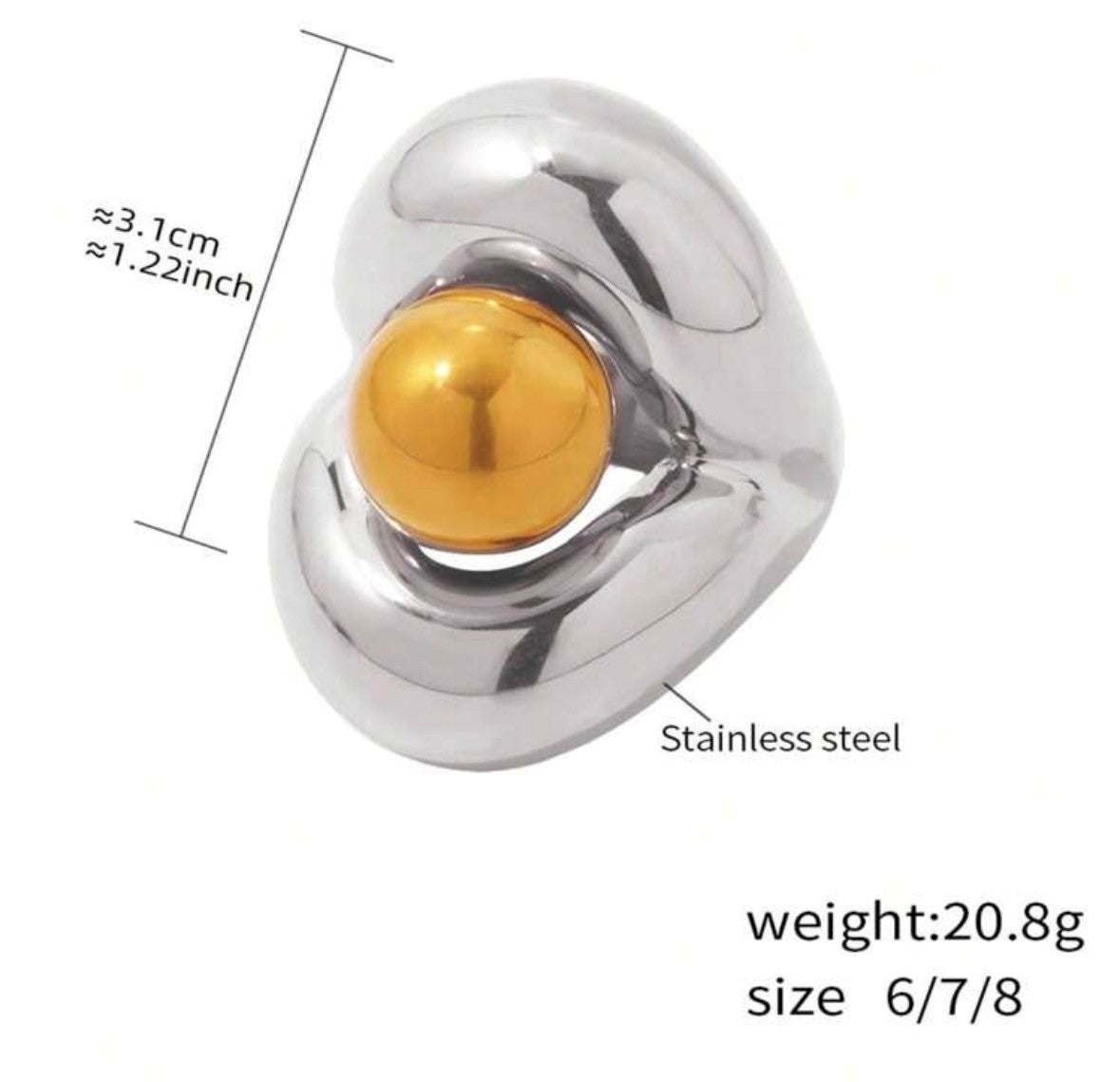 Embrace of Sol & Luna Rings