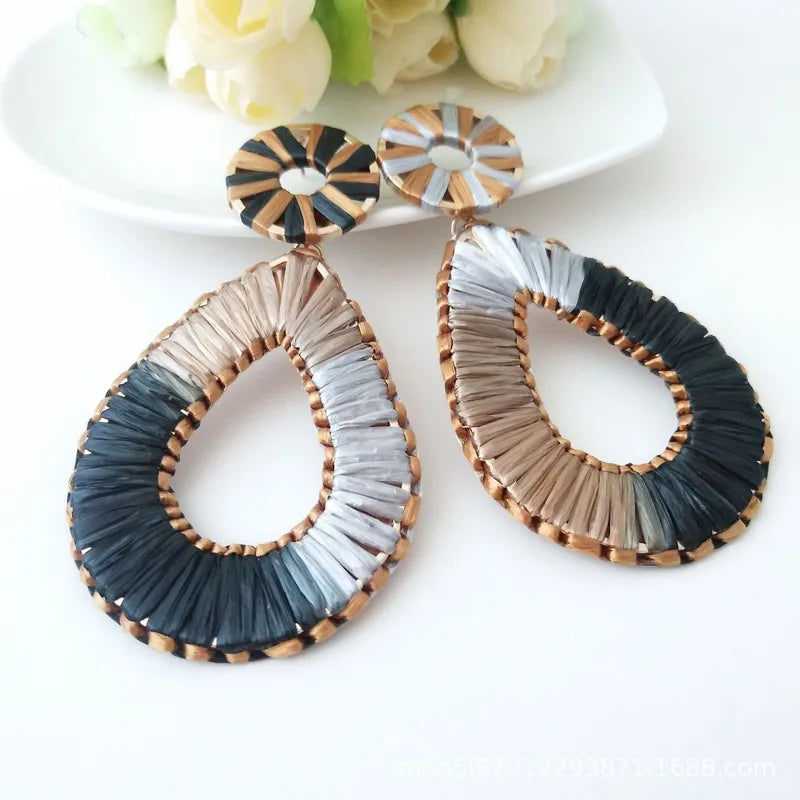 Coastal Breeze Raffia Earrings ✨