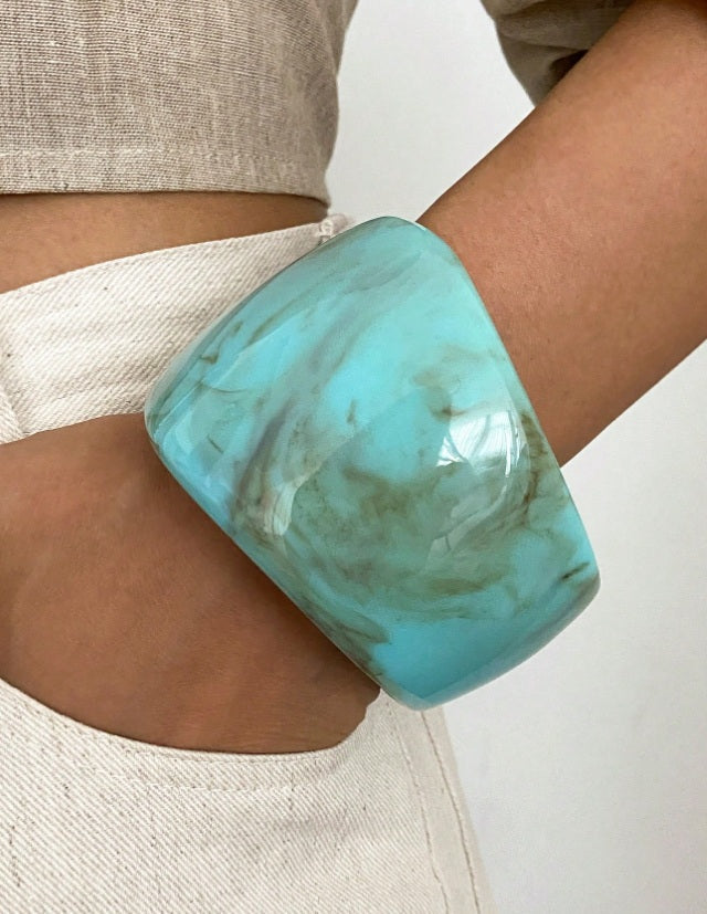 Lagoon Drift Statement Bangle