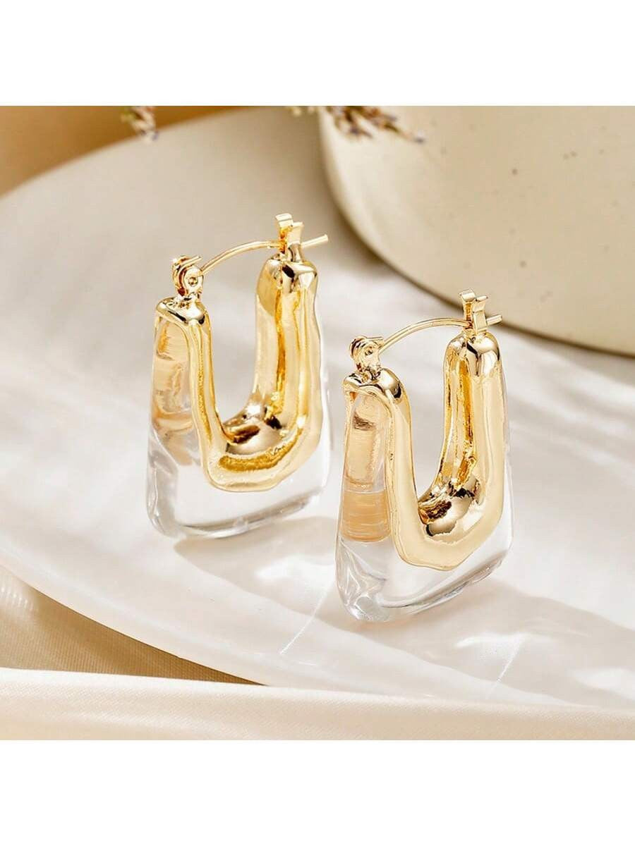 Luminous Cascade Hoops