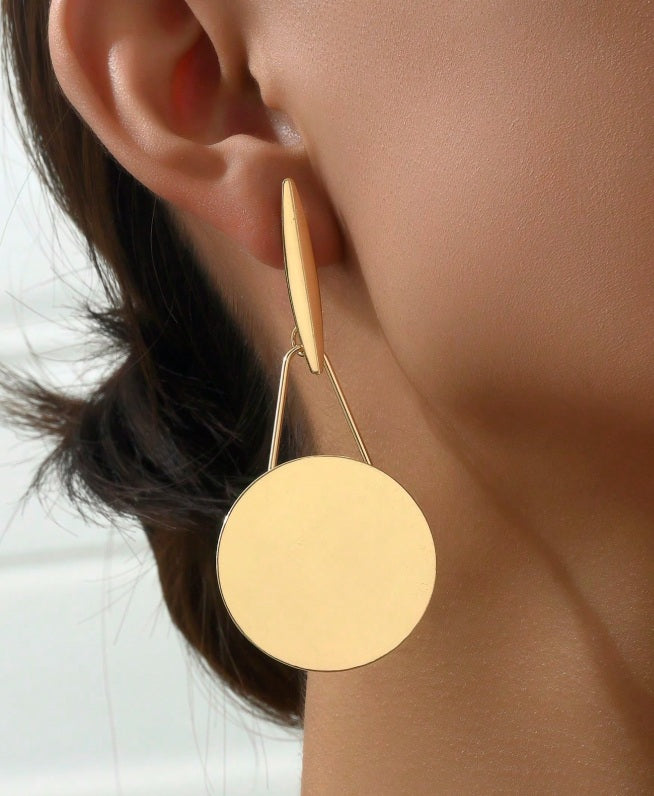 Luna Disc Statement Earrings