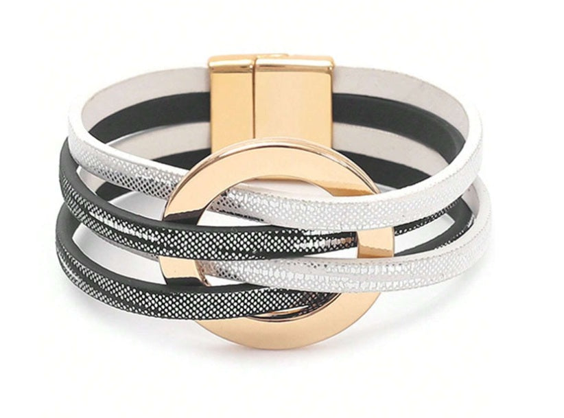 Luna Orbit Multi-Layer Magnetic Bracelet