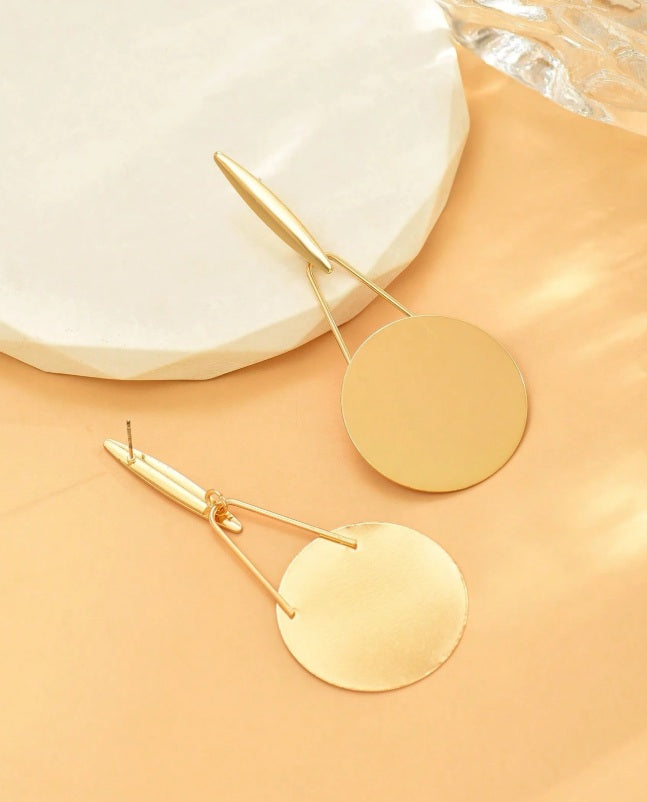 Luna Disc Statement Earrings