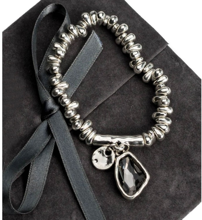 Midnight Orbit Pendant Bracelet