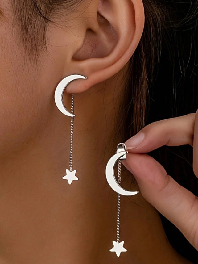 Lunar Drop Starlight Earrings
