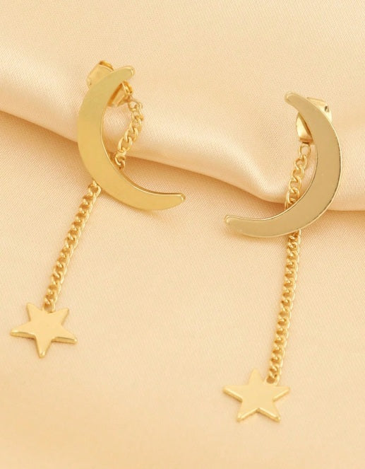 Lunar Drop Starlight Earrings