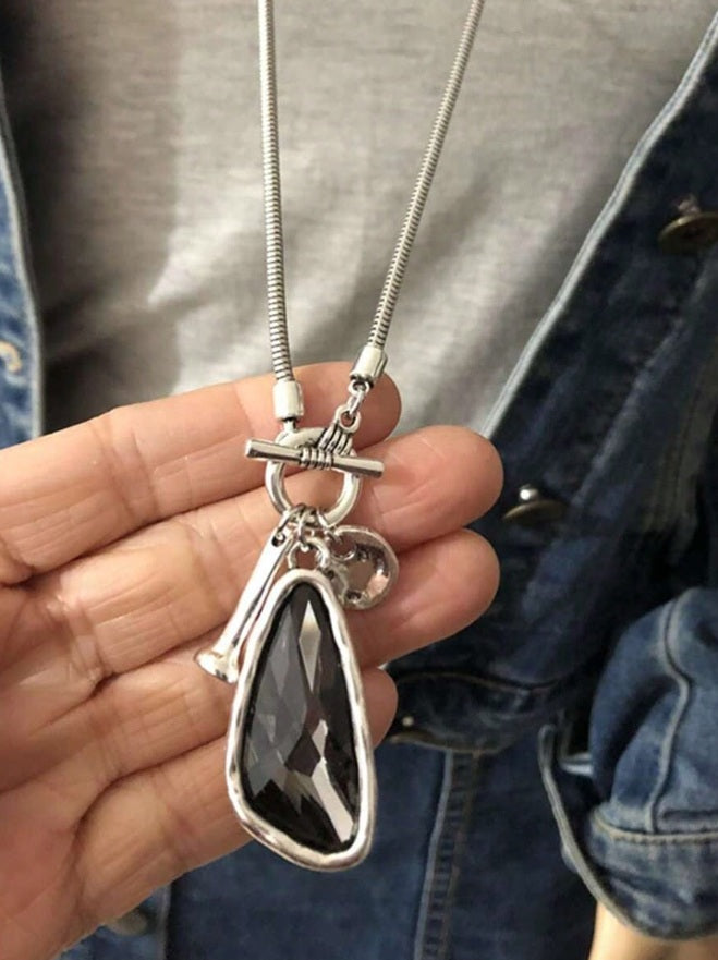 Midnight Orbit Pendant Necklace