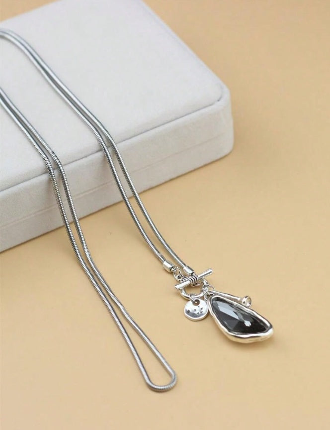 Midnight Orbit Pendant Necklace
