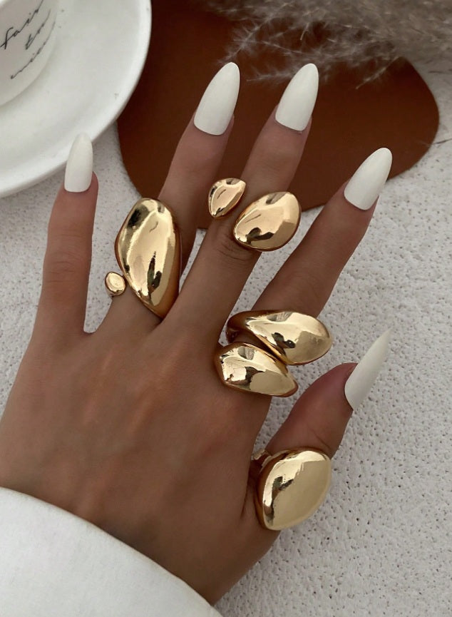 Molten Aura Adjustable Rings