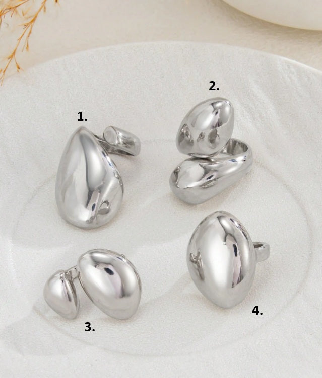 Molten Aura Adjustable Rings