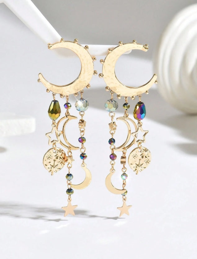 Moonlit Wanderer Celestial Earrings ✨