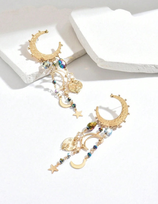 Moonlit Wanderer Celestial Earrings ✨