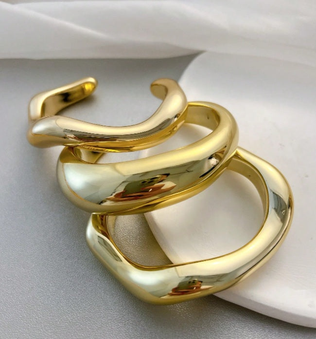 Moonwave Luxe Bangle Cuff Set