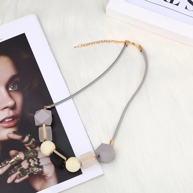 Desert Harmony Geometric Necklace ✨