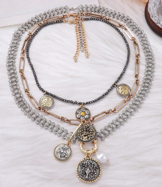Nomad Relic Layered Necklace