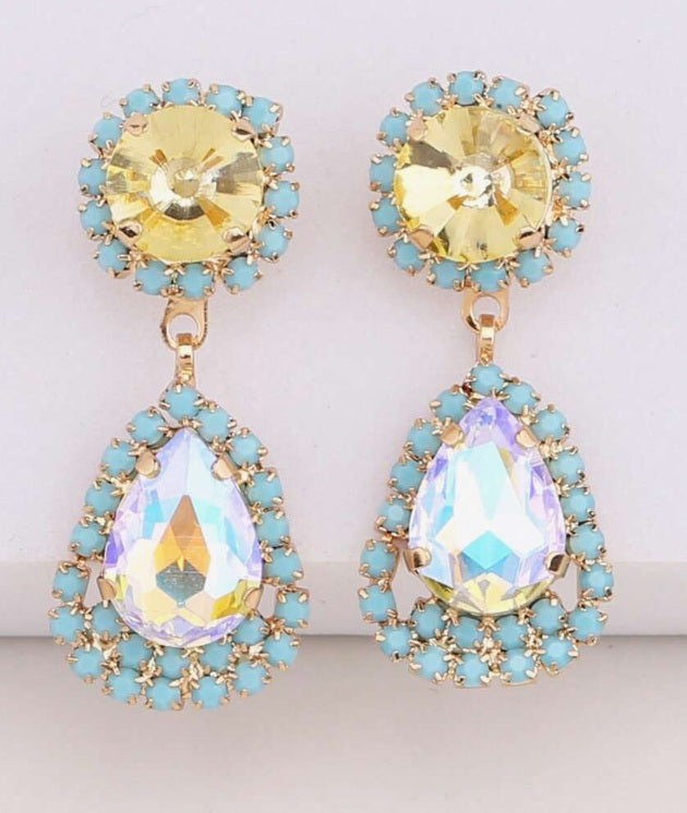 Tropical Halo Luxe Earrings ✨