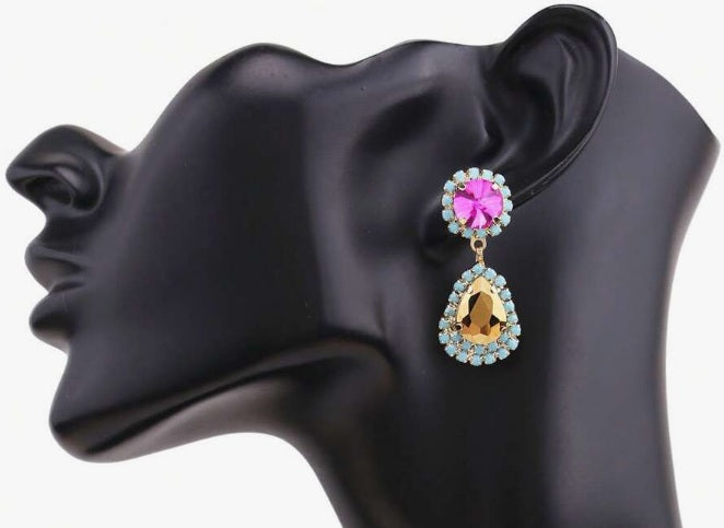 Tropical Halo Luxe Earrings ✨