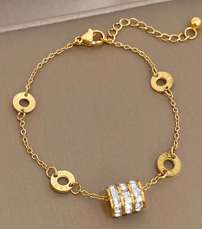 Roman Glow Cylinder Bracelet