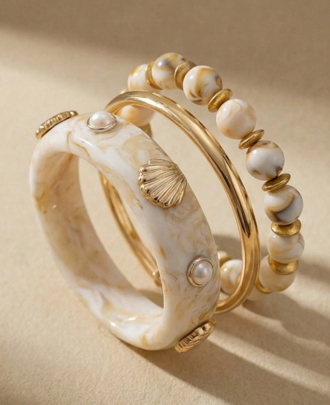 Seashell Sands Bracelet Stack ✨