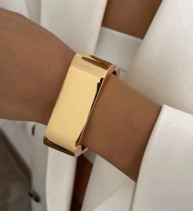 Sleek Sculpted Rectangle Cuffs