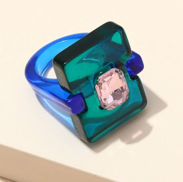 Solar Prism Statement Ring ✨