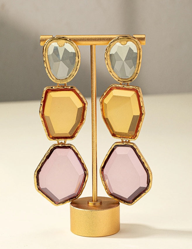 Sunset Prism Statement Earrings ✨
