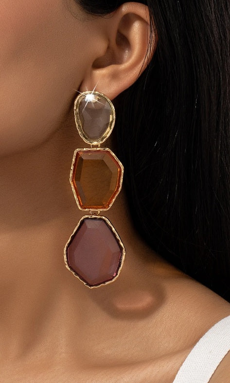 Sunset Prism Statement Earrings ✨