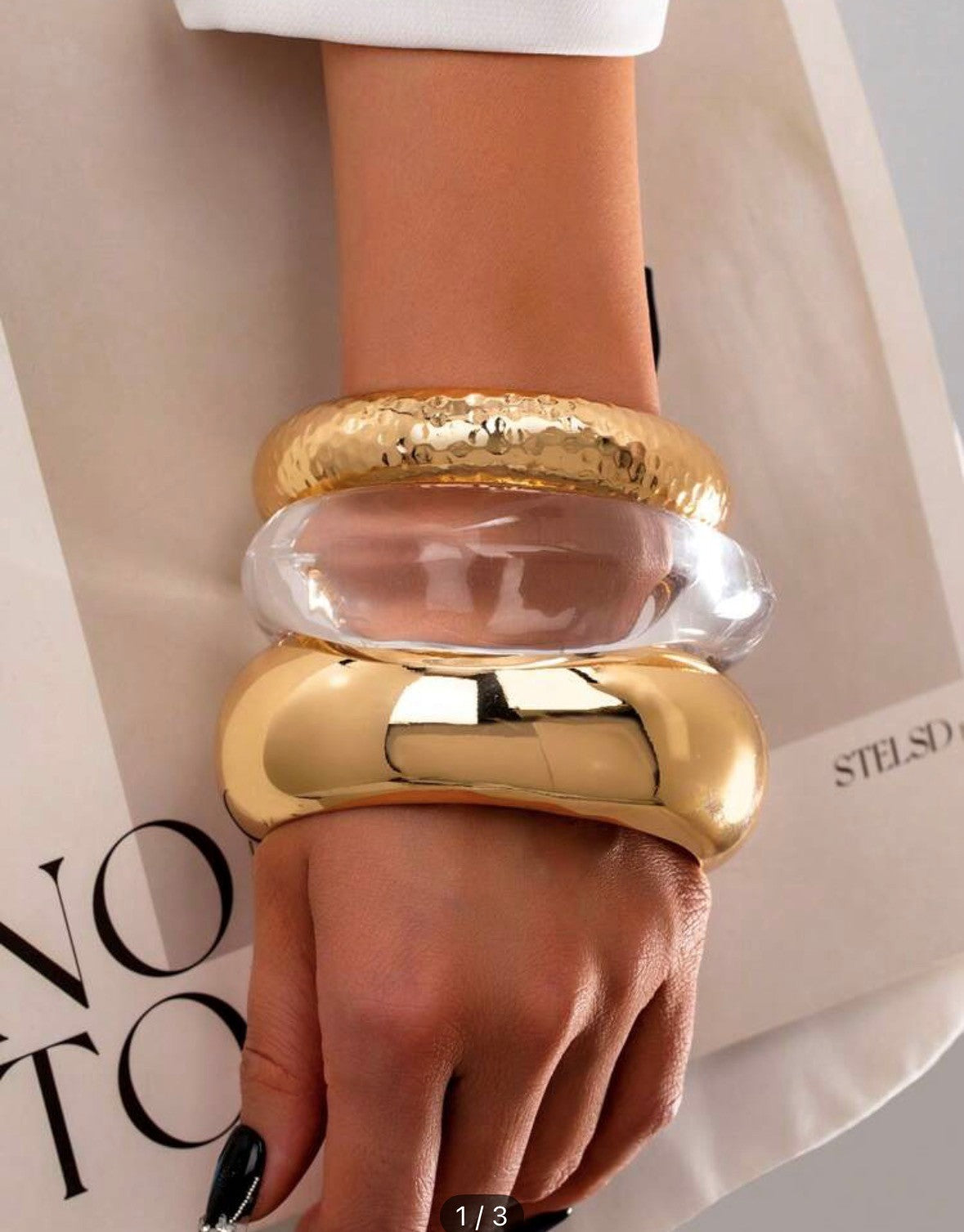 Trinity of the Elements Bangle Set