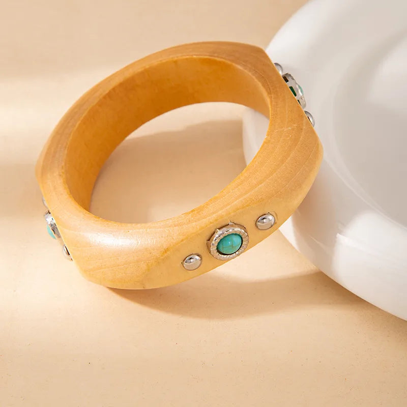 Desert Sky Wooden Bangle ✨